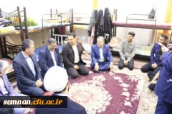 بازدید رییس دانشگاه فرهنگیان کشور از سرای دانشجویی پردیس شهید رجایی 4