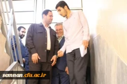 بازدید رییس دانشگاه فرهنگیان کشور از سرای دانشجویی پردیس شهید رجایی 6
