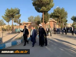 بازدید رییس دانشگاه فرهنگیان کشور از سرای دانشجویی پردیس شهید رجایی 7