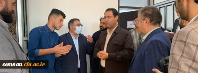 بازدید رییس دانشگاه فرهنگیان کشور از سرای دانشجویی پردیس شهید رجایی سمنان