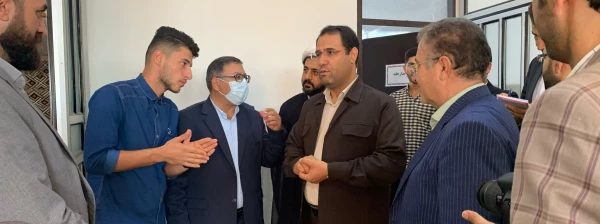 بازدید رییس دانشگاه فرهنگیان کشور از سرای دانشجویی پردیس شهید رجایی 2