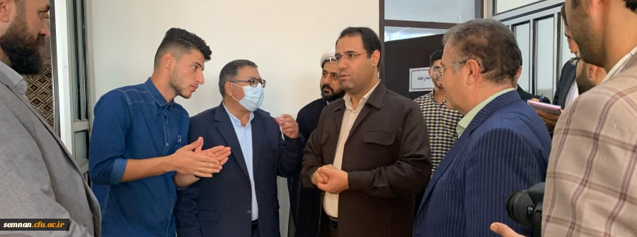 بازدید رییس دانشگاه فرهنگیان کشور از سرای دانشجویی پردیس شهید رجایی 2