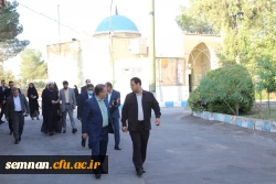 سفر دکتر صحرایی ( رئیس دانشگاه فرهنگیان کشور ) به استان سمنان 2