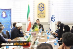 سفر دکتر صحرایی ( رئیس دانشگاه فرهنگیان کشور ) به استان سمنان 2