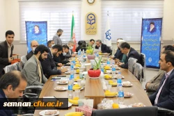 سفر دکتر صحرایی ( رئیس دانشگاه فرهنگیان کشور ) به استان سمنان 2