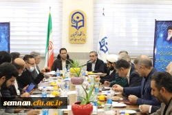 سفر دکتر صحرایی ( رئیس دانشگاه فرهنگیان کشور ) به استان سمنان 2