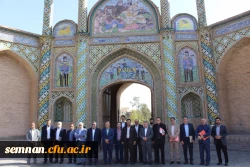 سفر دکتر صحرایی ( رئیس دانشگاه فرهنگیان کشور ) به استان سمنان 2