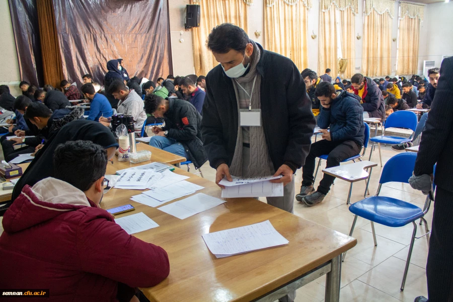 شروع امتحانات پردیس شهید رجایی سمنان 4