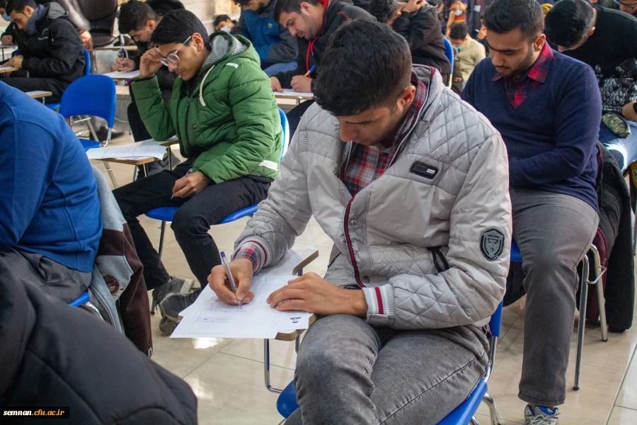شروع امتحانات پردیس شهید رجایی سمنان 5