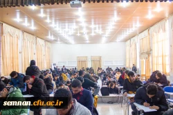 شروع امتحانات پردیس شهید رجایی سمنان 6