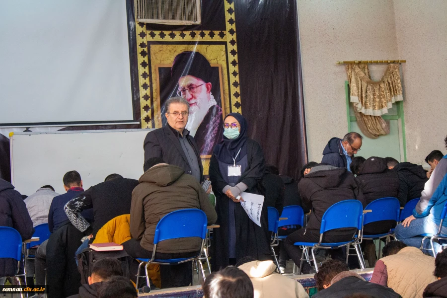 شروع امتحانات پردیس شهید رجایی سمنان 8