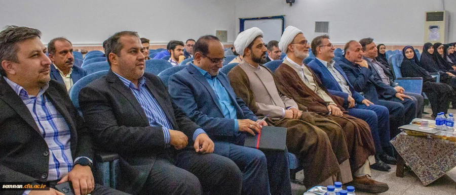 باحضور حجت الاسلام و المسلمین مبشری معاون فرهنگی اجتماعی دانشگاه فرهنگیان کشور برگزار شد؛ آیین تکریم و معارفه مدیر امور پردیس های دانشگاه فرهنگیان استان سمنان  7