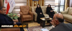 طی نشستی اهم مسائل و چالش های دانشگاه فرهنگیان استان سمنان با استاندار سمنان مطرح شد.  4