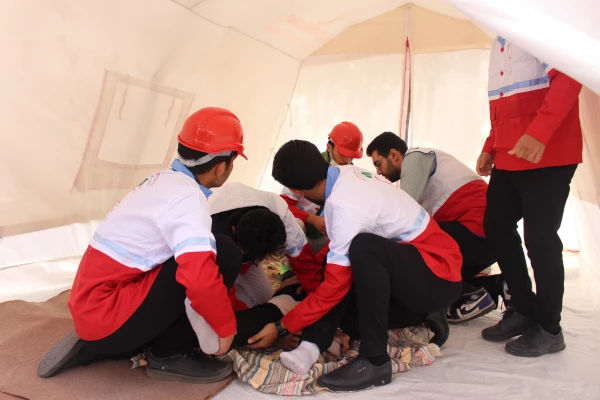 برگزاری مانور زلزله 5