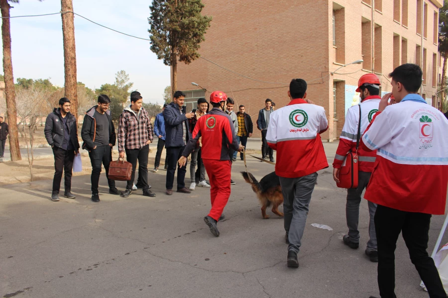 برگزاری مانور زلزله 6