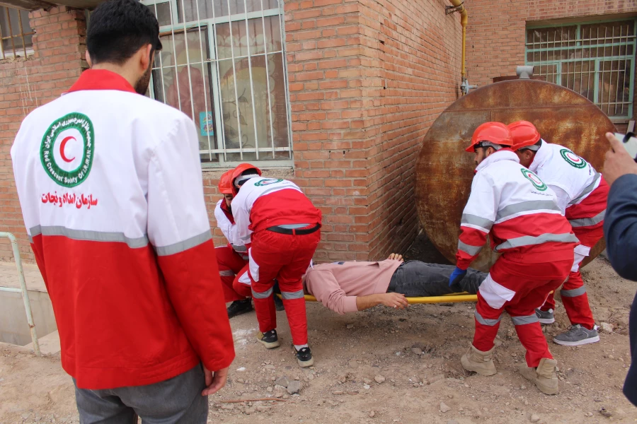 برگزاری مانور زلزله 9