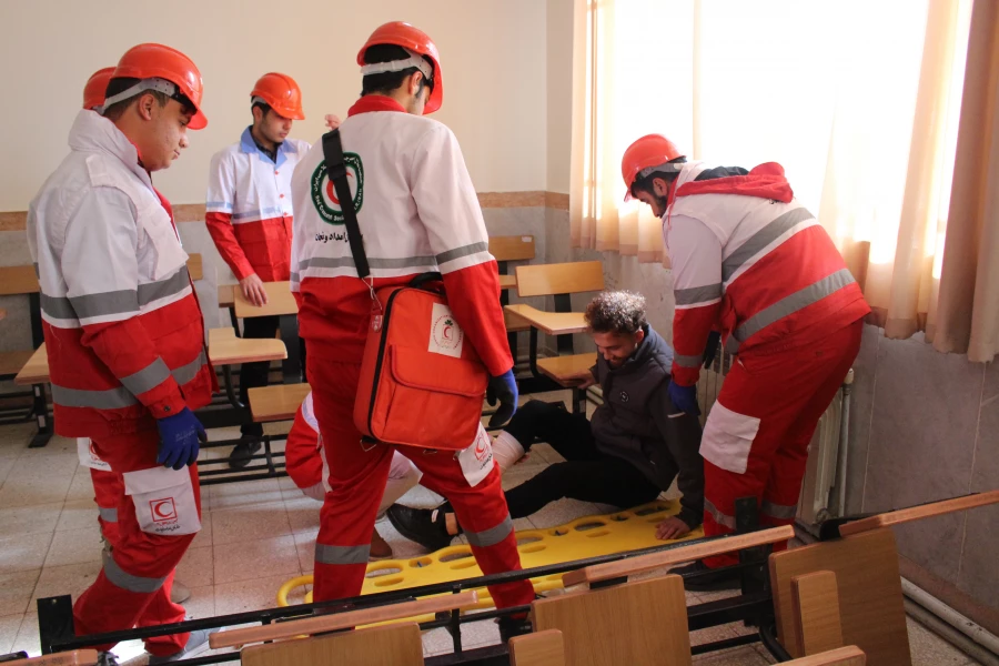 برگزاری مانور زلزله 12