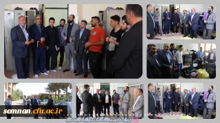 بازدید سرزده جناب آقای دکتر شجاعی مدیر کل دفتر امور سیاسی استانداری سمنان از پردیس شهید رجایی