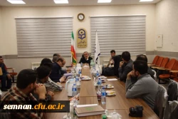 بازدید استاندار سمنان از پردیس شهید رجایی و جلسه هیات امنای دانشگاه 4