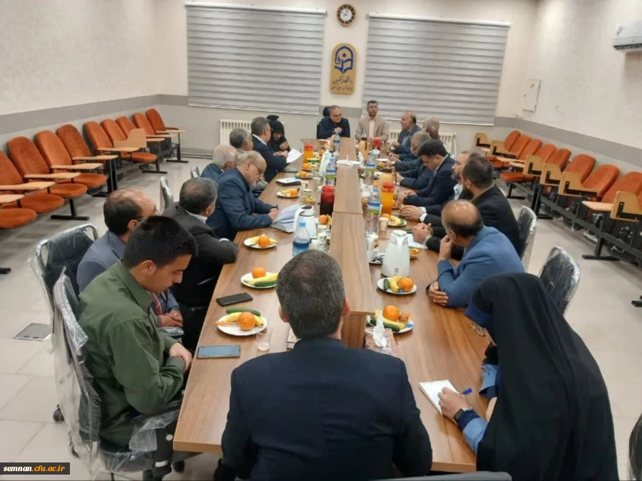 دومین نشست انجمن خیرین و بررسی مسائل دانشگاه فرهنگیان استان سمنان 2