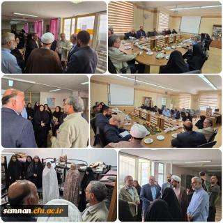 حضور نماینده مردم در دانشگاه فرهنگیان استان سمنان