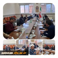 جلسه هیئت رئیسه استانی دانشگاه فرهنگیان استان سمنان 2