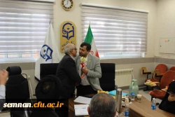  آیین تکریم و معارفه سرپرست دانشگاه فرهنگیان استان سمنان 7