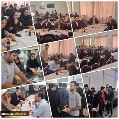 نشست صمیمی و پرسش و پاسخ اعضای هئیت رئیسه دانشگاه در سلف و سرای دانشجویی پردیس های خواهران و برادران 2