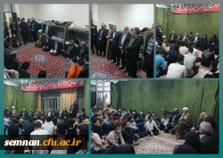 نشست صمیمی و پرسش و پاسخ اعضای هئیت رئیسه دانشگاه در سلف و سرای دانشجویی پردیس های خواهران و برادران 3