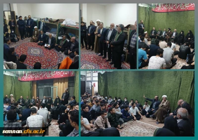 نشست صمیمی و پرسش و پاسخ اعضای هئیت رئیسه دانشگاه در سلف و سرای دانشجویی پردیس های خواهران و برادران