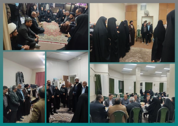 نشست صمیمی و پرسش و پاسخ اعضای هئیت رئیسه دانشگاه در سلف و سرای دانشجویی پردیس های خواهران و برادران 4