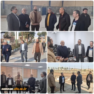 بازدید رئیس اداره نوسازی مدارس از پردیس شهید رجایی