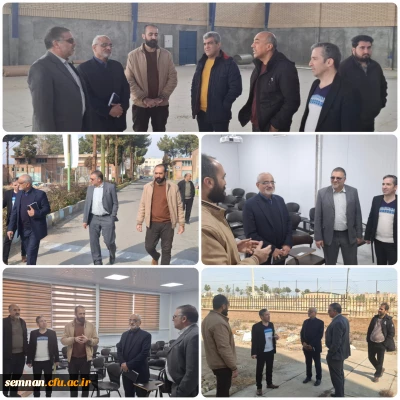 بازدید رئیس اداره نوسازی مدارس از پردیس شهید رجایی