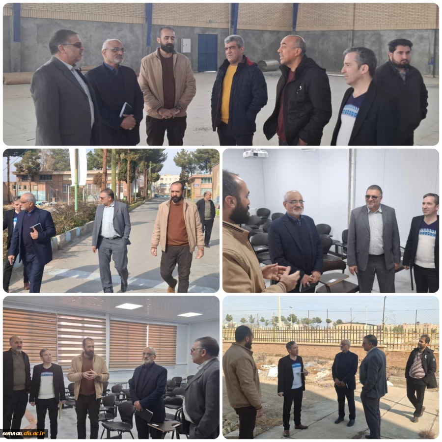 بازدید رئیس اداره نوسازی مدارس از پردیس شهید رجایی 2