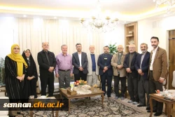 دیدار و تجلیل مدیرکل آموزش و پرورش استان سمنان از پیشکسوت فرهنگی و رئیس اسبق دانشگاه فرهنگیان سمنان 3
