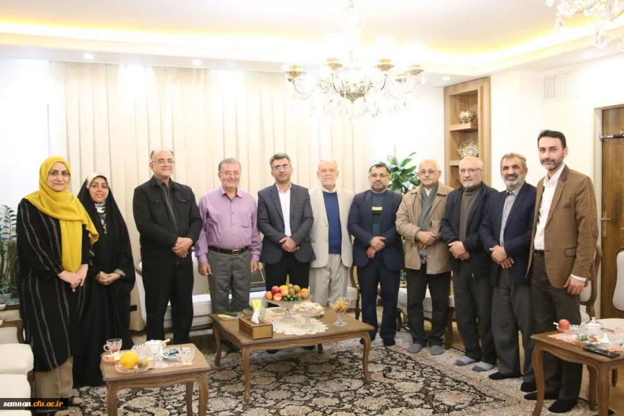 دیدار و تجلیل مدیرکل آموزش و پرورش استان سمنان از پیشکسوت فرهنگی و رئیس اسبق دانشگاه فرهنگیان سمنان 3