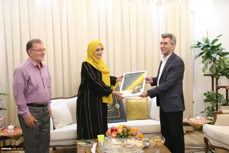 دیدار و تجلیل مدیرکل آموزش و پرورش استان سمنان از پیشکسوت فرهنگی و رئیس اسبق دانشگاه فرهنگیان سمنان 5