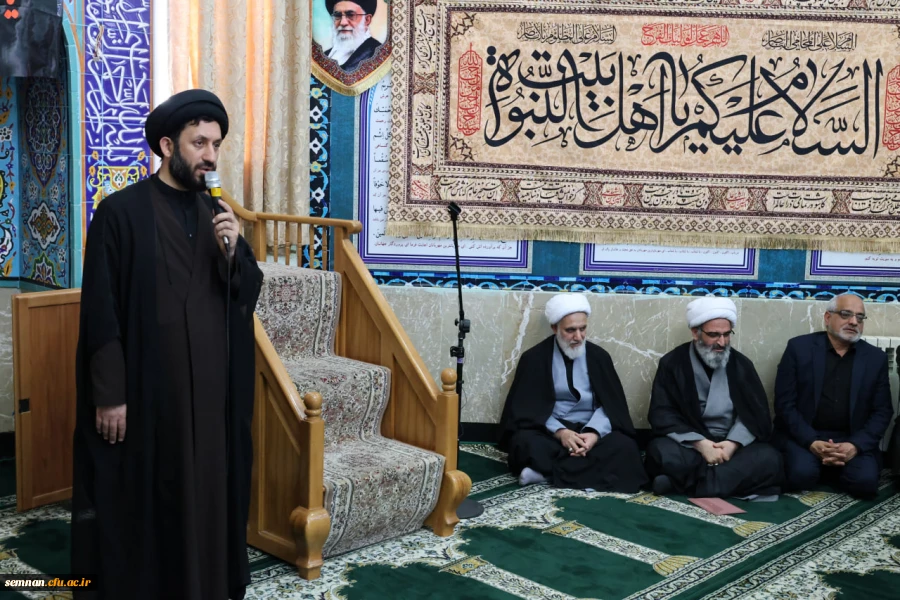 برگزاری مراسم بزرگداشت اربعین شهادت امام خامنه ای (قدس سره) در دانشگاه فرهنگیان استان سمنان 3